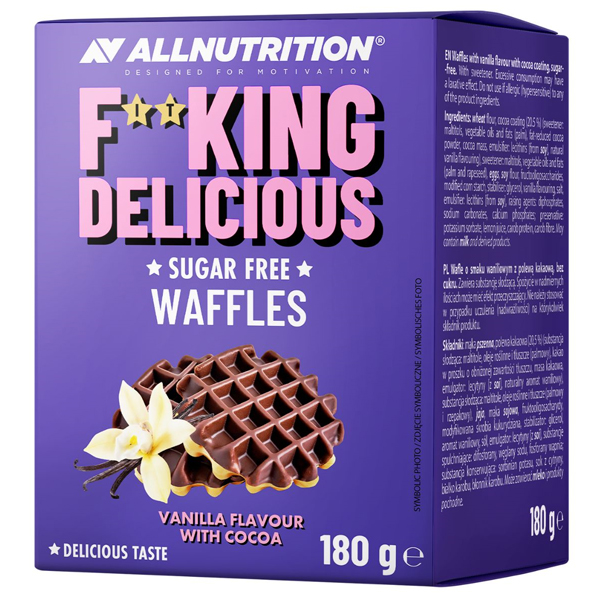 All Nutrition Fitking Delicious Sugarfree Waffles