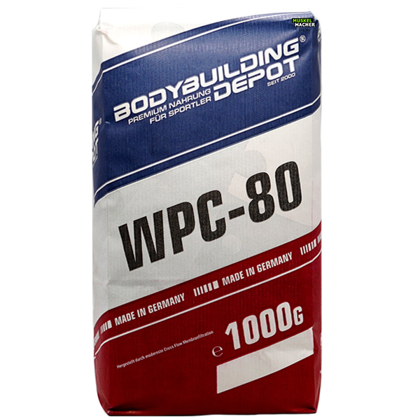 S-U-WPC-80-Whey-Protein-Konzentrat-1000g-Papiert-te Bodybuilding Depot WPC-80 Whey Protein (1000g)