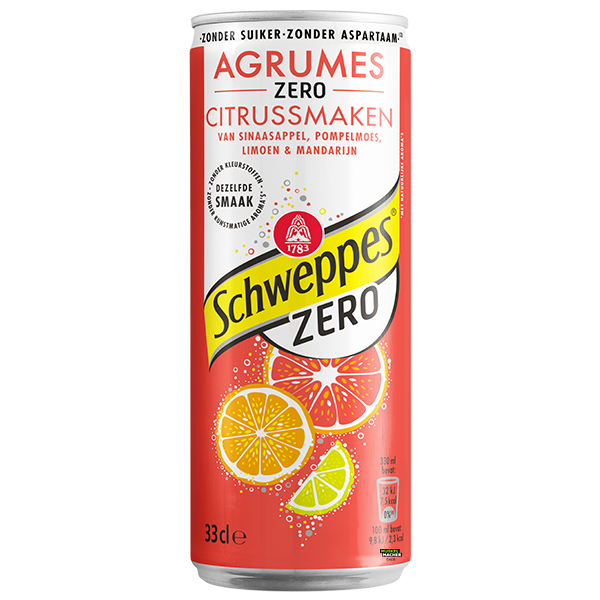 Schweppes-Citrus-Zero-330ml Schweppes Citrus Zero