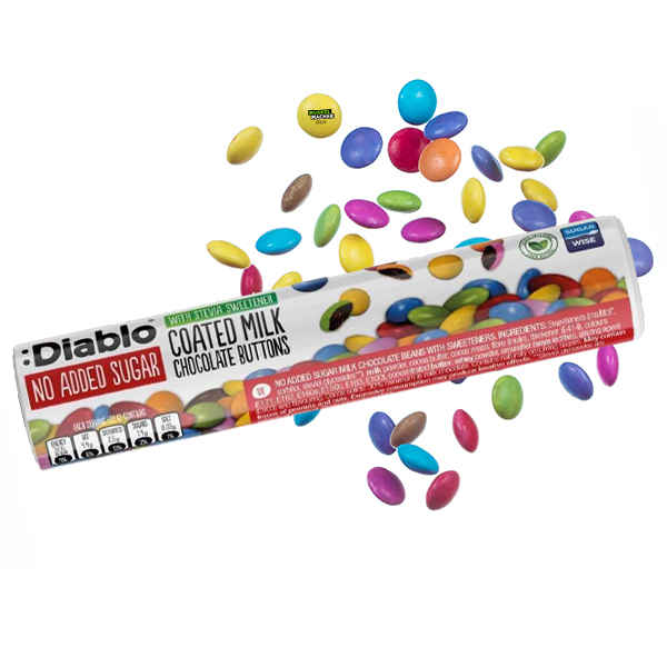 Diablo-No-Added-Sugar-Coated-Milk-Chocolate-Buttons Diablo No Sugar Added Coated Milk Chocolate Buttons