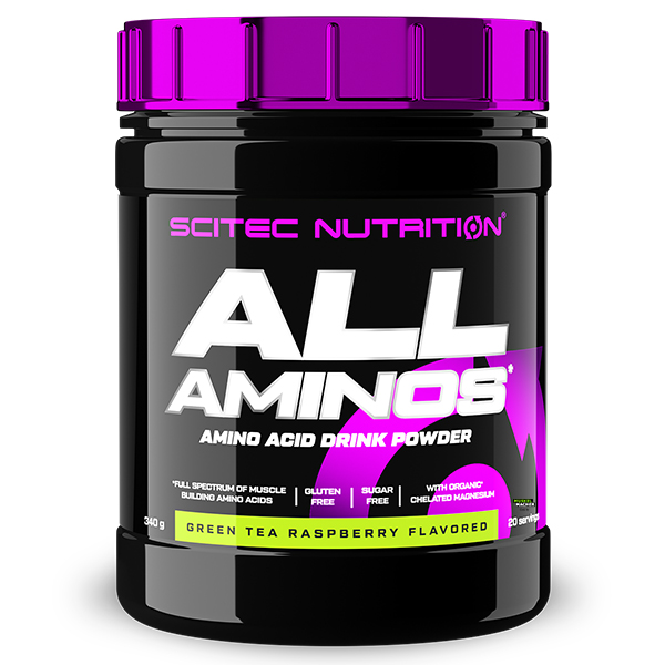 Scitec-Nutrition-All-Aminos-Green-Tea-Raspberry Scitec Nutrition All Aminos