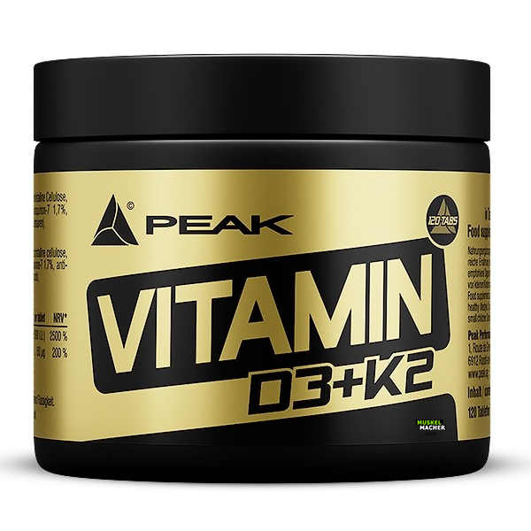 PEAK-Vitamin-D3-K2-120-Kapseln PEAK Vitamin D3+K2 (120 Tabletten)
