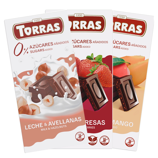 Torras Schokolade 0% Zuckerzusatz