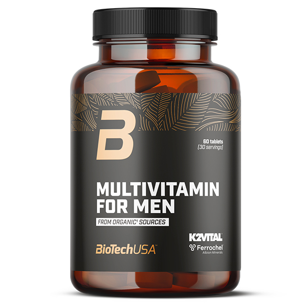 BioTech USA Multivitamin for Men Organic (60 Tabletten) BioTech USA Multivitamin for Men Organic (60 Tabletten)