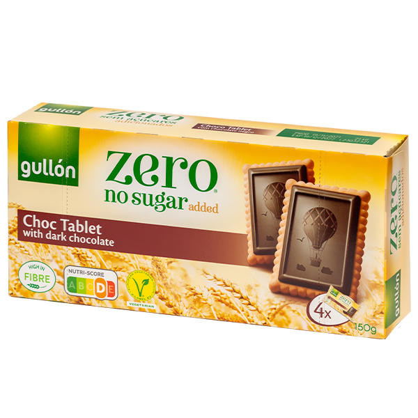 Gullón Zero No Sugar Added Choc Tablet