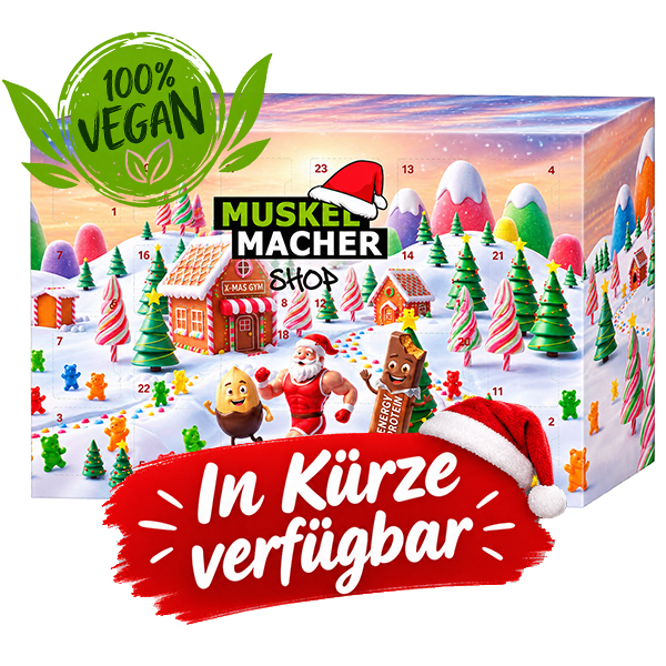 Muskelmacher Shop Vegan Adventskalender 2026