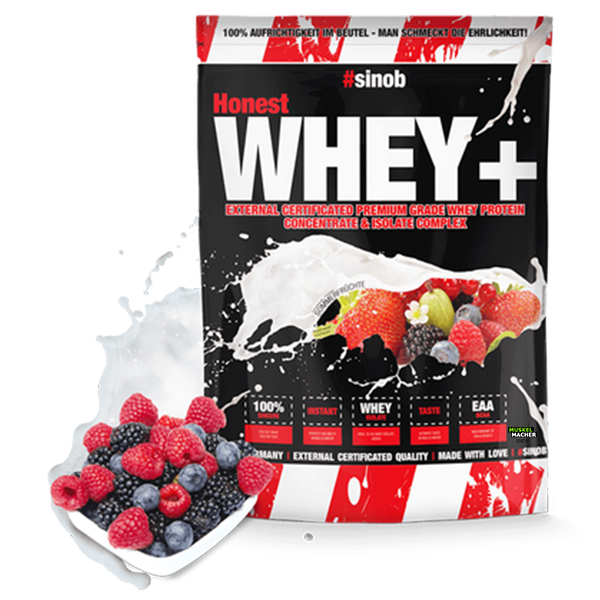 Sinob Honest Whey Protein Sommerfrüchte (B-Ware)