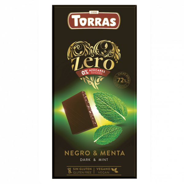 Torras Zero Schokolade ohne Zuckerzusatz