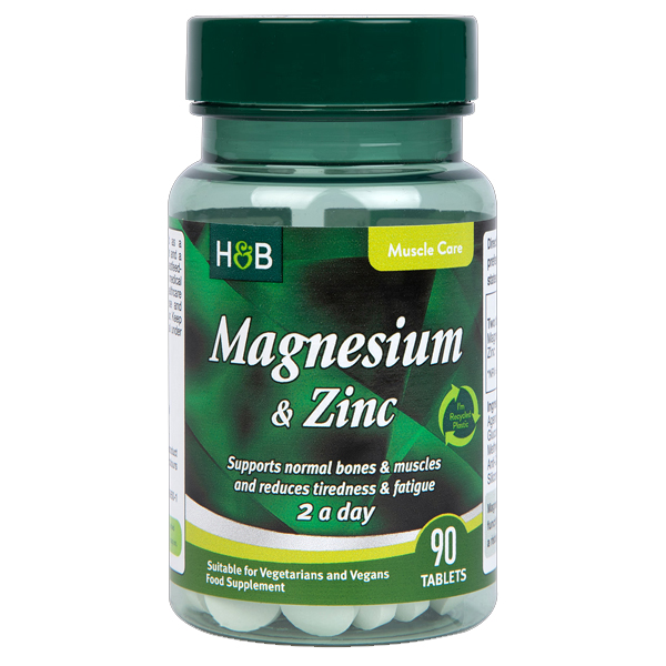 H&B Magnesium & Zinc (90 Tabletten)