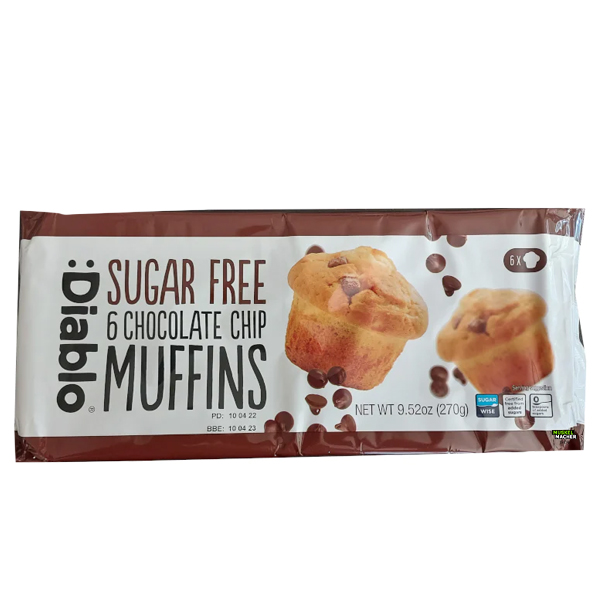 Diablo Sugarfree Muffins (6 Stück)
