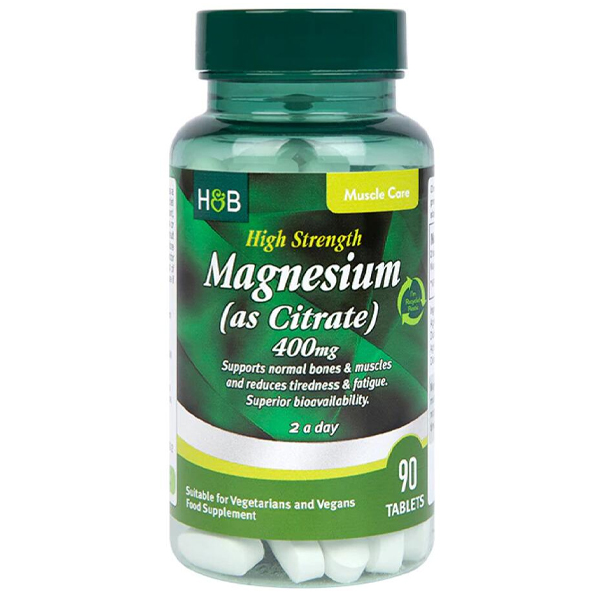 H&B High Strength Magnesium Citrate (90 Tabletten)