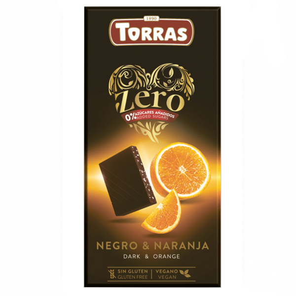 Torras Zero Schokolade ohne Zuckerzusatz