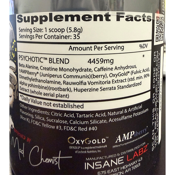 Insane Labz Psychotic US-Version