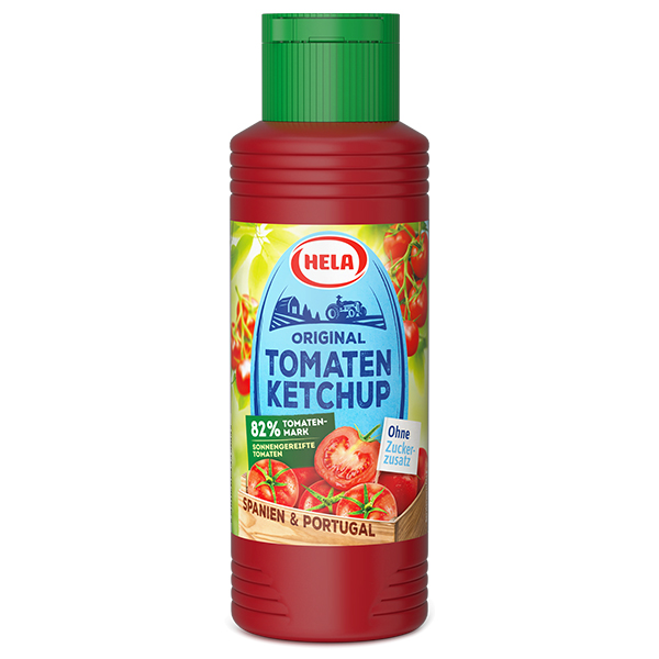 Hela Original Tomaten Ketchup ohne Zuckerzusatz Hela Original Tomaten Ketchup ohne Zuckerzusatz