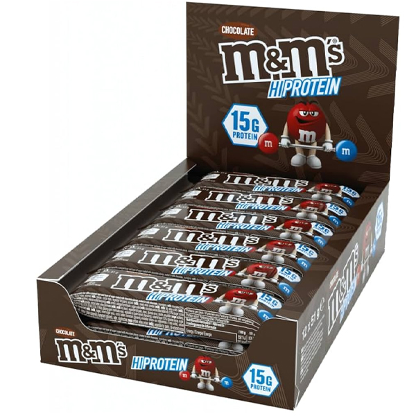 12x M&M's Hi Protein Bars (Chocolate)