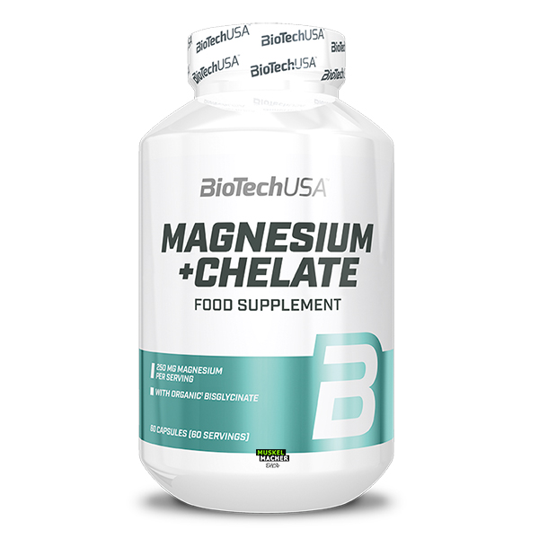 BioTech-USA-Magnesium-Chelate BioTech USA Magnesium + Chelate (60 Kapseln)