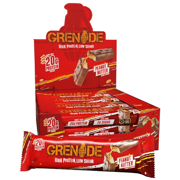 12x Grenade Protein Bars Peanut Nutter