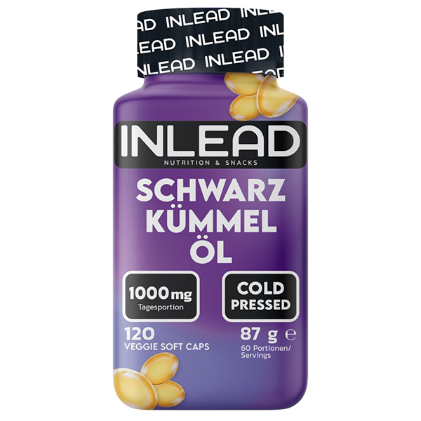 Inlead Nutrition Schwarzkümmelöl (120 Kapseln)