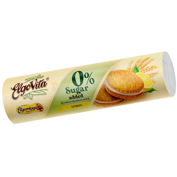 Elgo Vita 0% Sugar Added Sandwich Biscuits