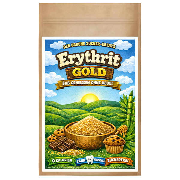 Erythrit Gold Zuckerersatz