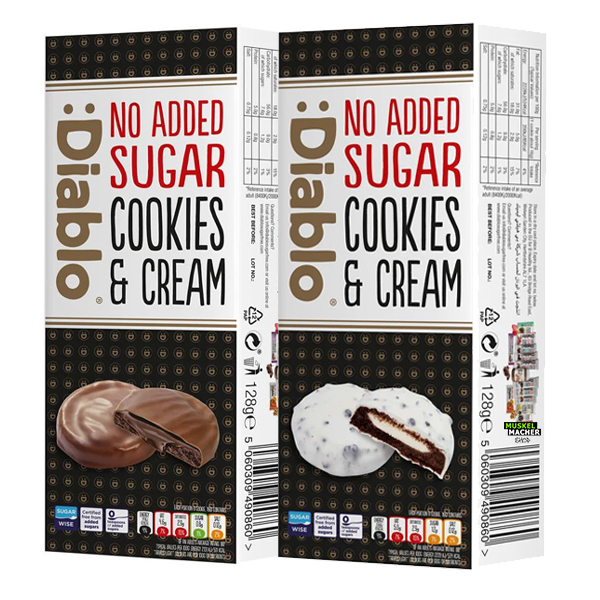 Diablo No Added Sugar Cookies & Cream