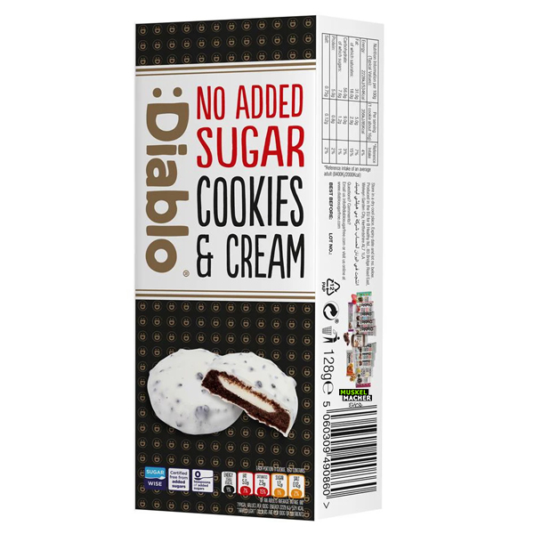 Diablo No Added Sugar Cookies & Cream