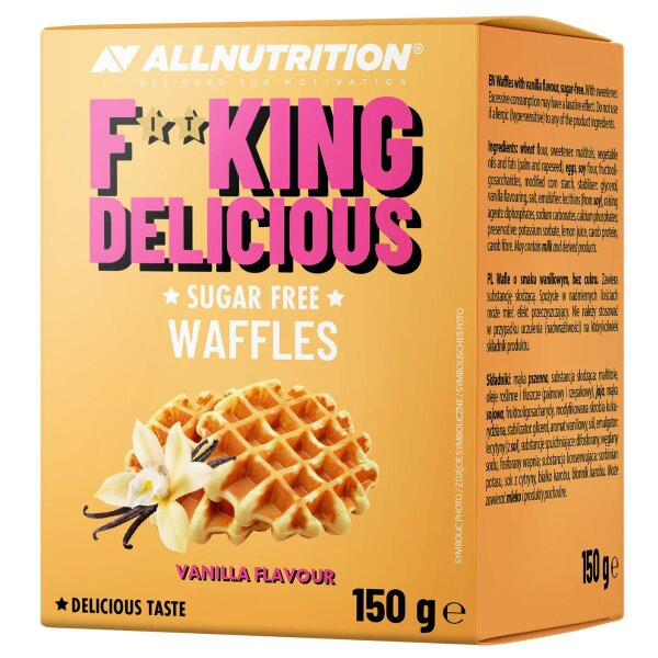 All Nutrition Fitking Delicious Sugarfree Waffles