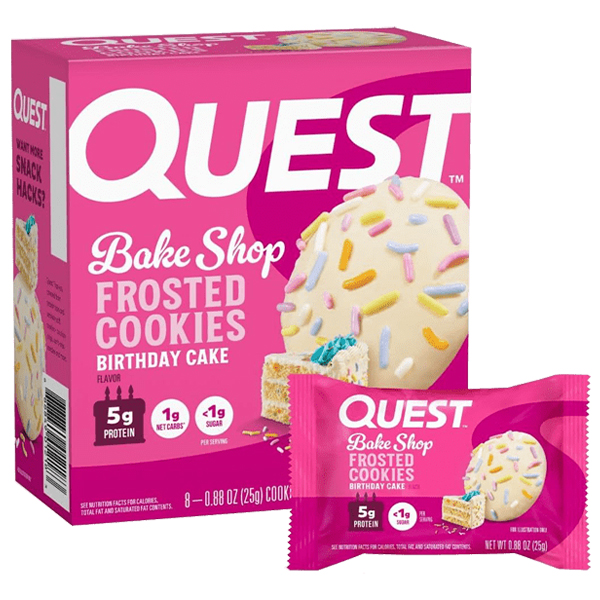 8x Quest Frosted Cookies