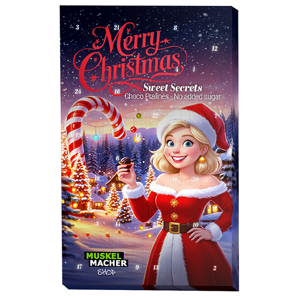 Sweet Secrets Schoko-Adventskalender (ohne Zuckerzusatz)