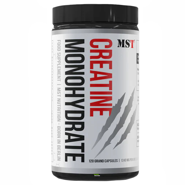 MST-Nutrition-Creatine-Mpnohydrate-120-Kapseln MST Nutrition Creatine Monohydrate (120 Kapseln)
