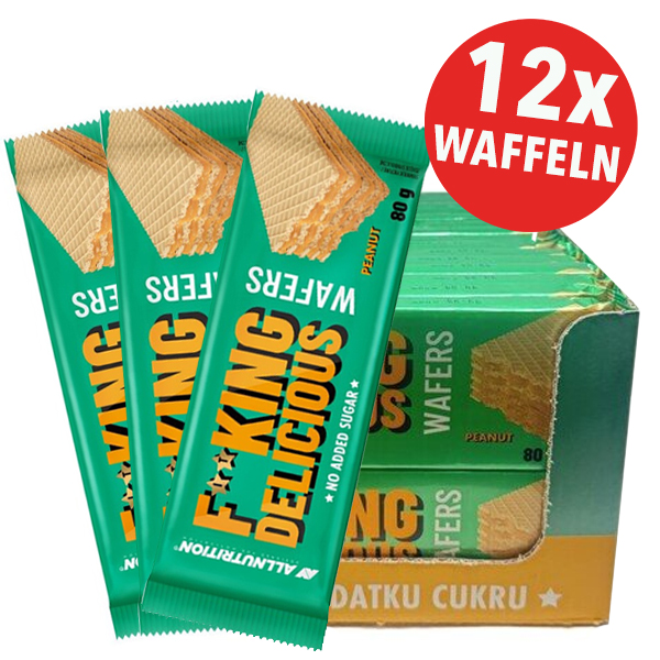 12x All Nutrition Fitking Delicious Wafers 12x All Nutrition Fitking Delicious Wafers