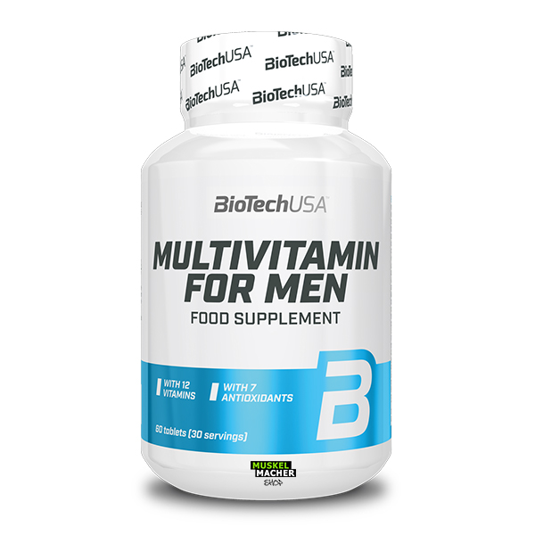 BioTech USA Multivitamin for Men (60 Tabletten)
