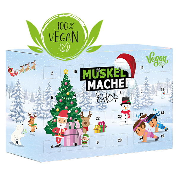 Muskelmacher Shop Vegan Adventskalender 2025