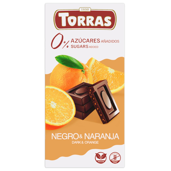 Torras Schokolade 0% Zuckerzusatz