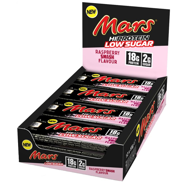 12x Mars Hi Protein Bars Raspberry Smash
