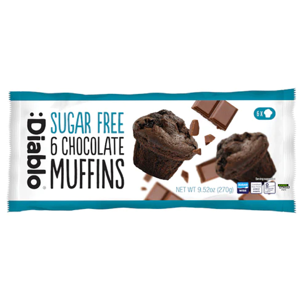 Diablo Sugarfree Muffins (6 Stück)