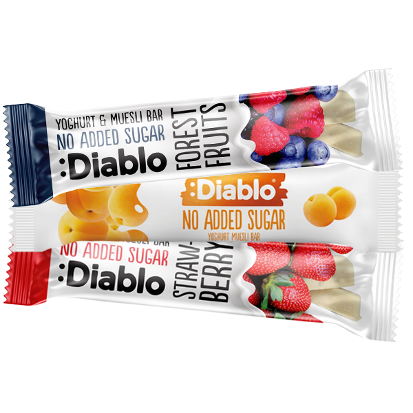 Diablo No Added Sugar Yoghurt Muesli Bar