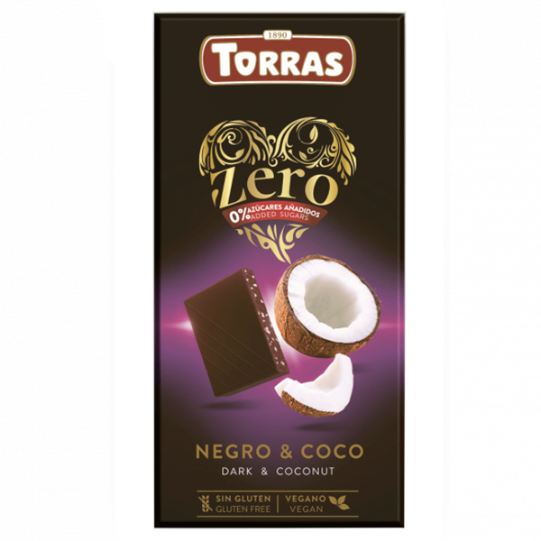 Torras Zero Schokolade ohne Zuckerzusatz