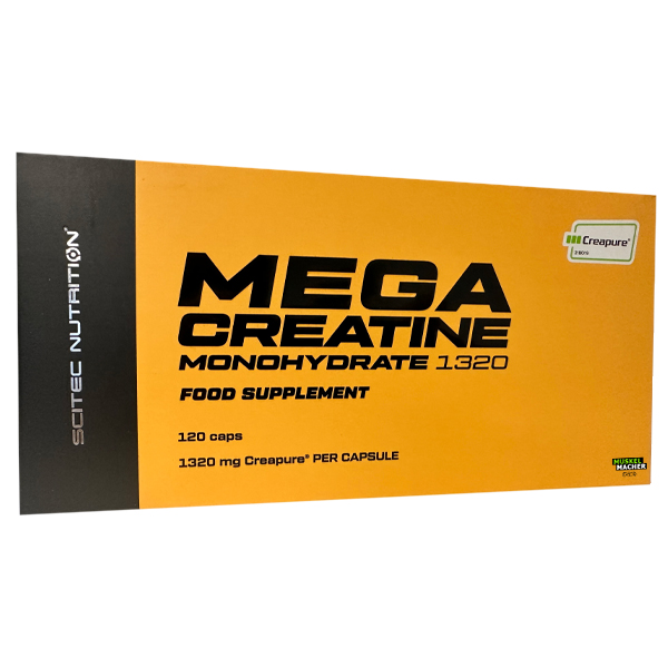 Scitec-Nutrition-Mega-Creatine-Monohydrate-Creapure-120-Kapseln Scitec Nutrition Mega Creatine Monohydrate 1320 Creapure® (120 Kapseln)