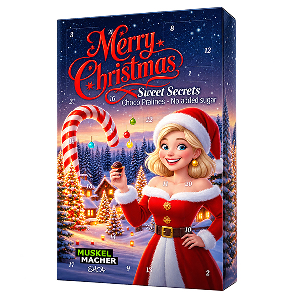 Schoko-Pralinen-Adventskalender (ohne Zuckerzusatz)