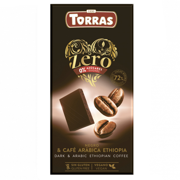 Torras Zero Schokolade ohne Zuckerzusatz