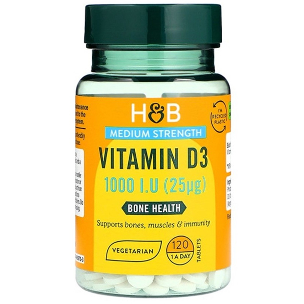 H&B Vitamin D3 25 µg Tabletten