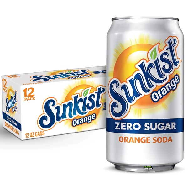 Sunkist Zero Sugar Orange