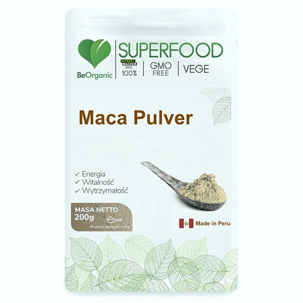 BeOrganic Superfood Maca Pulver