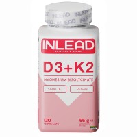 Inlead Nutrition Vitamin D3 + K2 + Magnesium (120 Kapseln)