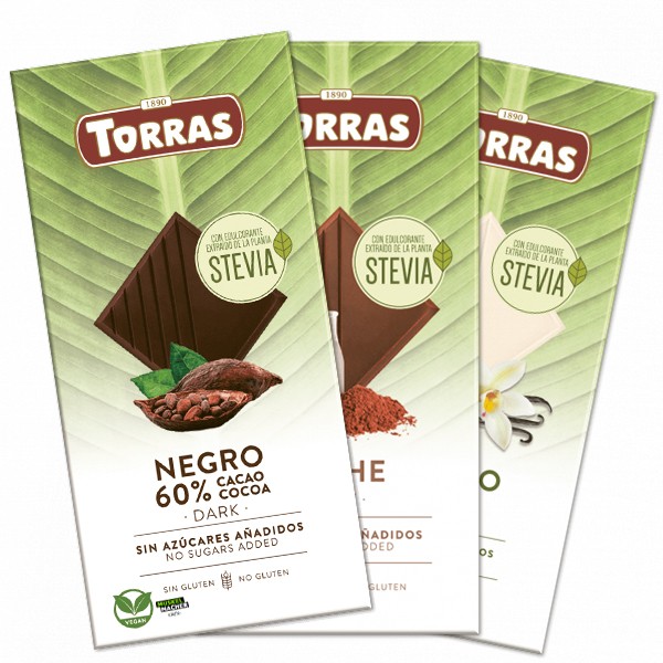 Torras Stevia Schokolade