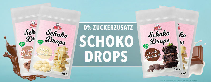Bestelle dir jetzt die leckeren Kathi's Kitchen Schoko Drops