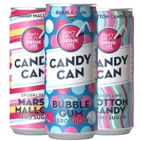 Candy Can Zero Sugar Drink Bubble Gum