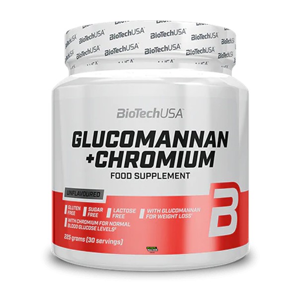 BioTech USA Glucomannan + Chromium