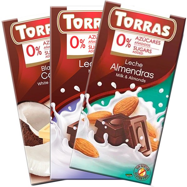 Torras Schokolade 0% Zuckerzusatz